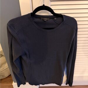 Vince Mens Navy Long Sleeve Top